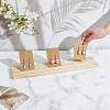 3-Slot Wood Slotted Display Stands ODIS-SP0002-25-3