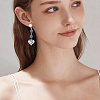 Brass Stud Earring Findings KK-CN0003-42S-7