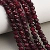 Faceted Dyed Natural White Jade Beads Strands GG-CBAE966-01A-M-1