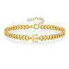 Letter 304 Stainless Steel Link Bracelets FS-WG7830E-04-1