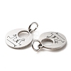 304 Stainless Steel Charms STAS-D050-07P-07-3