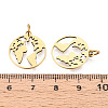 201 Stainless Steel Pendants STAS-S105-T562D-2-3