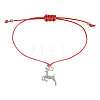 Christmas Adjustable Alloy Charm Bracelets FS-WG3582F-03-1