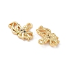 Brass Micro Pave Cubic Zirconia Charms X1-KK-C099-01F-G-2