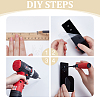 4Pcs Acrylic Keyboard Display Hanger Racks ODIS-WH0108-081-4