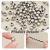 200Pcs 304 Stainless Steel Round Seamed Beads FIND-UN0016-49-5