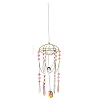 Quartz Crystal & Alloy Suncatchers HJEW-Z009-02B-1