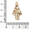 Christmas Alloy Enamel Pendants ENAM-B035-02G-08KCG-3