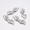 Tibetan Style Alloy Beads X-TIBEB-4993-AS-RS-1