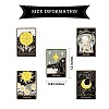 5Pcs 5 Style Fashion Tarot Card Enamel Pin JEWB-SZ0001-15-2