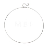 1.5MM 201 Stainless Steel Wire Choker Necklace NJEW-Z098-02P-1