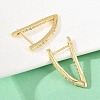 Brass Hoop Earrings EJEW-D348-02G-5