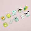 10Pcs 10 Styles Silicone Beads SIL-CA0002-22-6