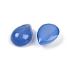 Natural Blue Agate(Dyed & Heated) Cabochons G-H094-01B-02-2