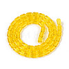 Transparent Glass Beads Strands GLAA-T028-14T-02-2