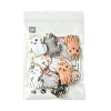 14Pcs 7 Colors Rack Plating Alloy Enamel Pendants FIND-FS0003-05-6