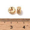 Brass with Clear Cubic Zirconia Beads KK-G503-16G-2