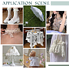 5Yards Polyester Lace Ribbon OCOR-PH0036-70B-5