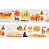 Mountain Forest Waterproof PET Decorative Stickers DIY-Q052-03A-1