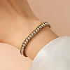 Stainless Steel Rhinestone Cup Chain Bracelets for Woman PW-WG34DD3-02-2