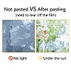 Waterproof PVC Colored Laser Stained Window Film Static Stickers DIY-WH0314-110-8