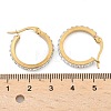 304 Stainless Steel Hoop Earrings EJEW-N0031-11G-5