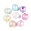 Luminous UV Plating Opaque Acrylic Beads OACR-Q204-12MM-01-2