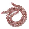 Natural Green Strawberry Quartz Beads Strands G-P544-E04-01-3