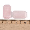 Natural Rose Quartz Pendants G-H325-03E-3