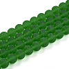 Transparent Glass Beads Strands GLAA-T032-T10mm-MD07-1
