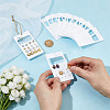Acrylic Stud Earring Organizer Display Cards CDIS-WH0020-40B-01-3