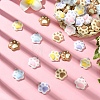 12Pcs 6 Colors Opaque Resin Pendants RESI-YW0003-44-4