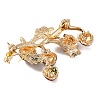 KC Gold Plated Alloy Fruit Brooches JEWB-L017-02KCG-03-2