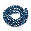 Electroplate Glass Beads Strands EGLA-A044-T8mm-B27-3