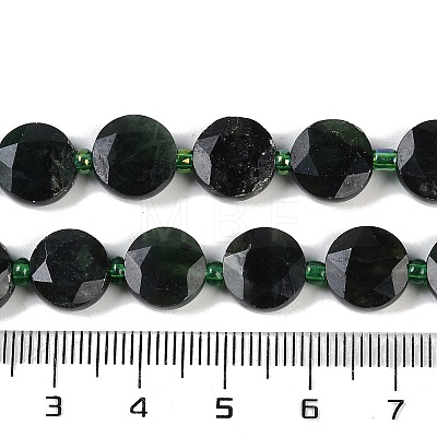 Natural Black Jade Beads Strands G-C116-A54-01-1