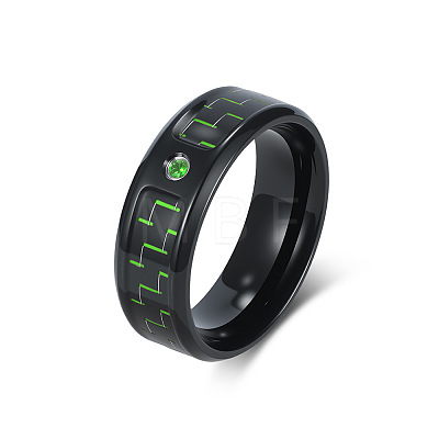 304 Stainless Steel Finger Rings for Men WG82DA6-01-1