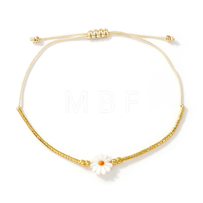 Bohemian Glass Seed Bead Braided Bracelets WO6368-10-1