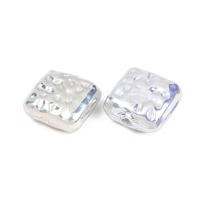Electroplated Glass Imitation Pearl Beads GLAA-A044-03-1