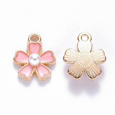 Alloy Enamel Charms ENAM-N054-028C-1