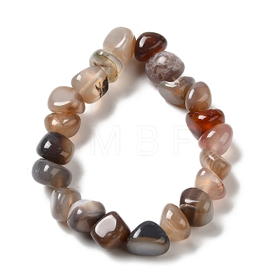 Natural Agate Beads Strands G-H295-B01-02-1