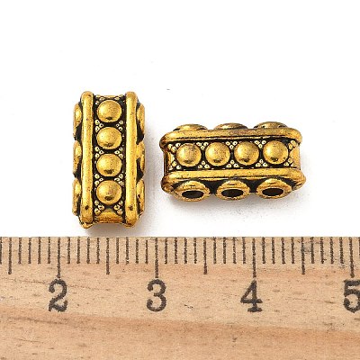 Tibetan Style Alloy Beads TIBE-P003-47AG-1