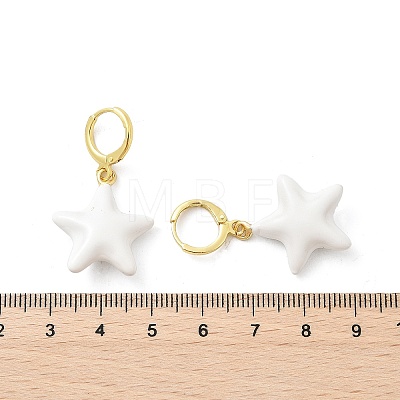 Brass Hoop Earrings EJEW-S251-02A-G-1