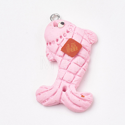 Handmade Polymer Clay Pendants LS-X-CLAY-T012-19-1