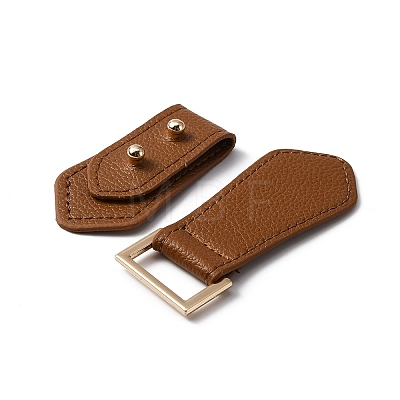 PU Imitation Leather Sew on Toggle Buckles FIND-WH0114-34KCG-1