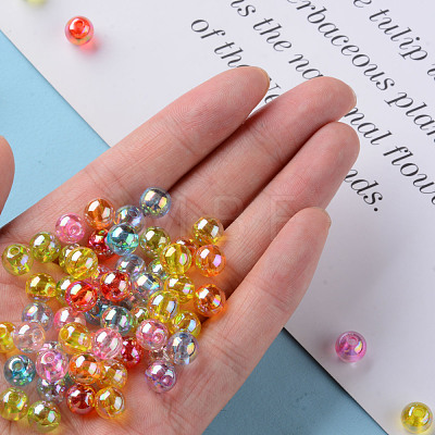 Transparent Acrylic Beads MACR-S370-B8mm-1