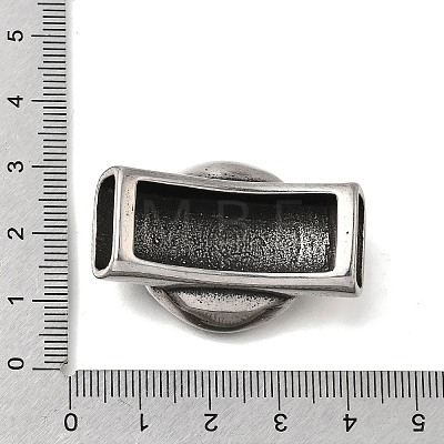 304 Stainless Steel Slide Charms STAS-F356-06AS-1