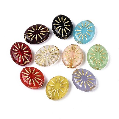 Opaque Glass Beads LAMP-T021-42M-1