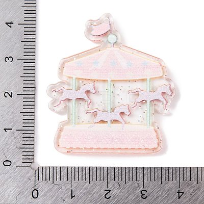 Circus Theme Acrylic Pendants MACR-U003-04H-1