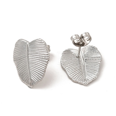 304 Stainless Steel Stud Earrings for Women EJEW-I281-37P-1