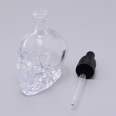 Empty Portable Glass Dropper Bottles MRMJ-WH0065-84B-1